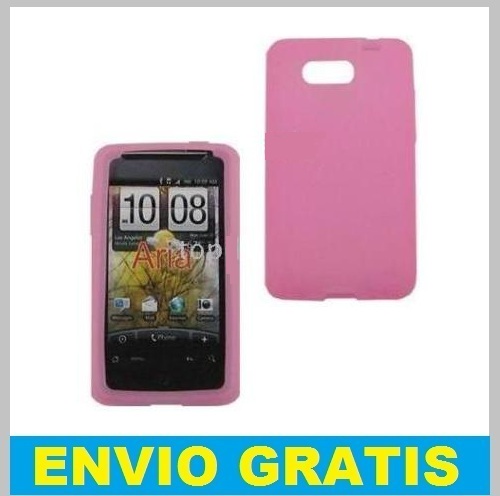 FUNDA SILICONA PARA HTC G9 ARIA LIBERTY ROSA